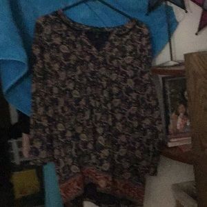 Lucky Brand top. XL. Dark, soft and comfy. Barely worn